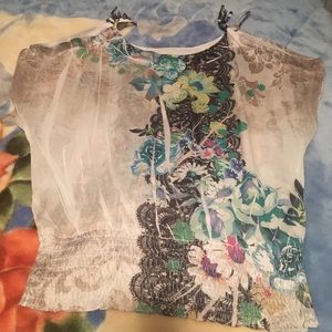 Cute sheer top